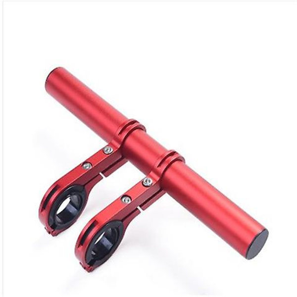 20 Cm Handlebar Extender Bicycle Aluminum Alloy Bracket Double Handlebar Extension Mount Holder red