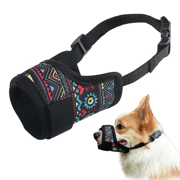 Sl Anti-bite Pet Hund Munkorg Justerbart Hund Cover För Medium Stora Hundar Lång Mun Munkorg Labrador Corgi Husky Hound Blue L