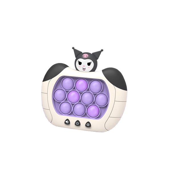 Spelkonsol för tidig utbildning Pop It Fidget Toy Fast Push Game Dekompressionsleksak purple
