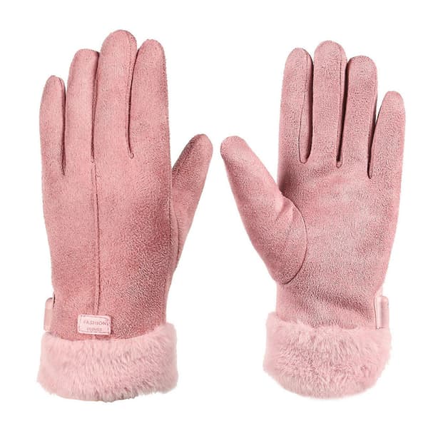 【BQ】USB-opvarmede handsker til kvinder, fuldfingerhandsker, USB-opladelige termiske vanter Thermoregulation