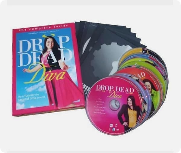 【BQ】Drop Dead Diva: The Complete Series Sesonger 1-6 (DVD, 12-disc sett) engelsk versjon