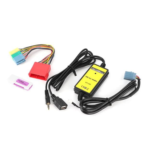 8Pin CD Changer Adapter 20Hz‑20KHz MP3 USB Audio Bil AUX Interface Passer til Seat
