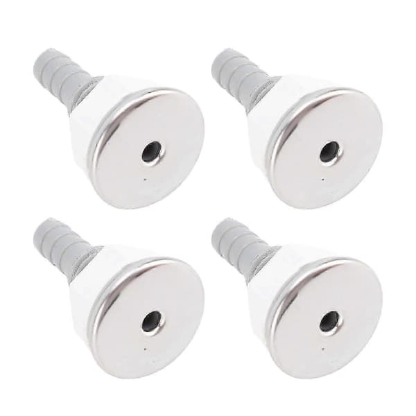 4 stk. badekar luftdyse PVC SPA badekar rett bobledyse for bassengtilbehør - KM