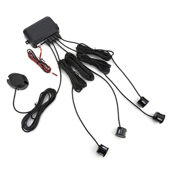Parkeringssensor Backradar Kit Varningsljudindikator Probsystem 12V