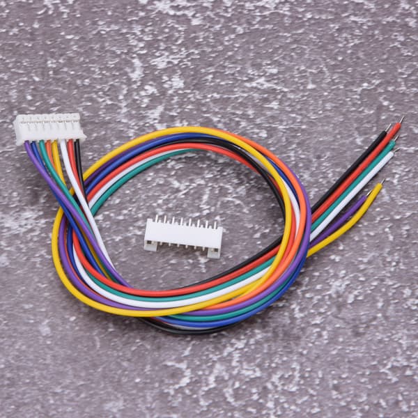 10 sæt JST PH 2,0 mm 8-Pin Han Hun Stik Ledning Kabel 30 cm