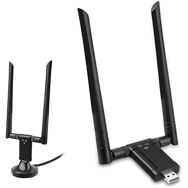 Wifi Dual Band Antenne 1200mbps Wifi Adapter Usb Til Pc Laptop Univeral