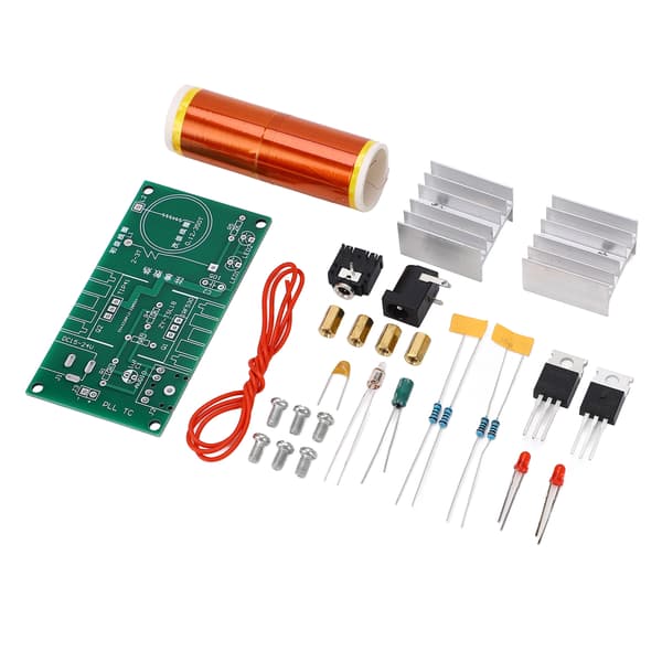 Mini Musik Spole Kit DIY Plasma Bue Generator Trådløs Transmission Eksperiment Kit 15 24VDC Input