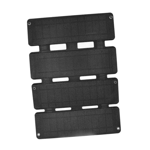 13W 5V Sammenleggbar Solcellepanel Lader Dobbel USB-utgang Svart