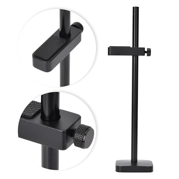 Anodiseret aluminium grafikkort holder - sort