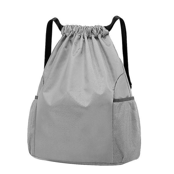 Rygsæk String Bag Sackpack Vandafvisende Nylon Til Gym