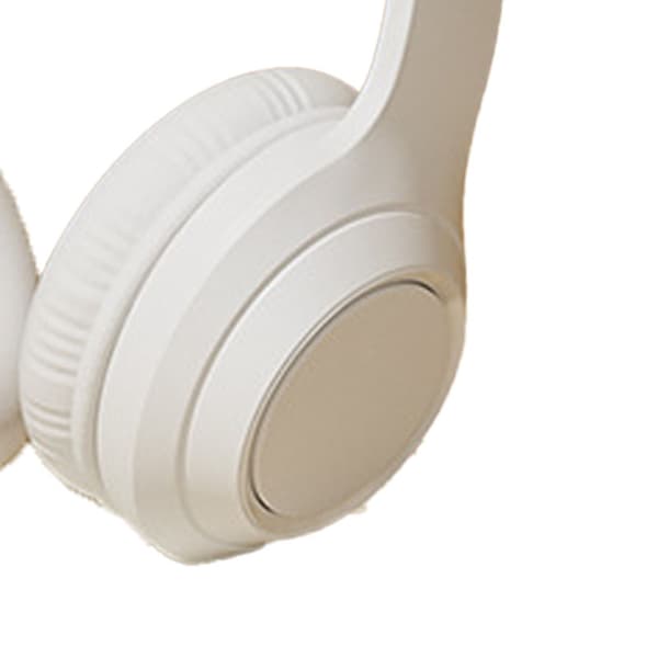 Bluetooth Trådlöst Gaming Headset Multifunktion HiFi Stereo Brusreducerande Stark Bas Bluetooth Hörlurar Pärlvit