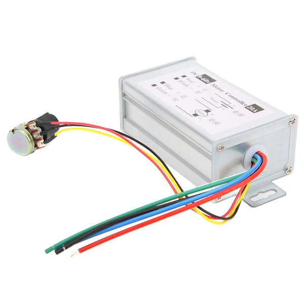 Motorhastighetskontroller Bryter Potensiometer Kontroll PWM Variabel Hastighet 20A 9V12V24V48V60V