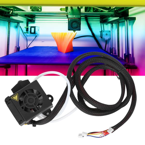 Ekstrudersæt 3D-printertilbehør Kompatibel CR10 Ender3 Komplet sæt dyseblæser 80 24V