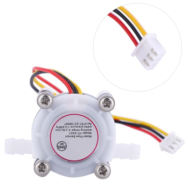 1 stk. Vann Hall Flow Effect Sensor Kontroll Flowmåler med Barb Joint