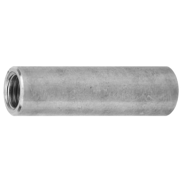 【BQ】2 inch M10 Threaded Sleeve Round Connector 0.6 inch Outer Diameter Stainless Steel-FF-