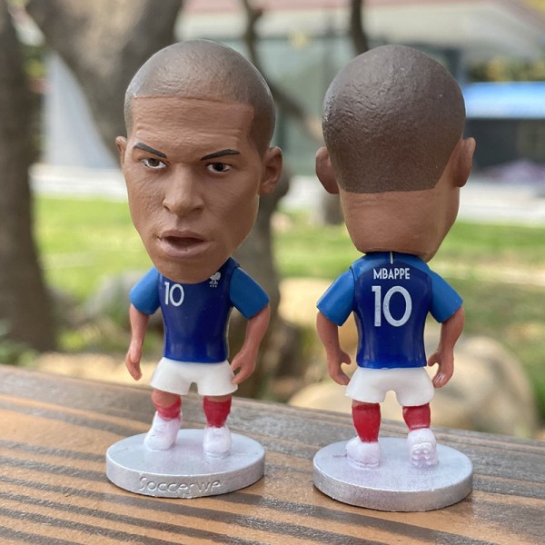 Den nya Fotbollsfans bobblehead Real Madrid Cairo Levan modell France Mbappe