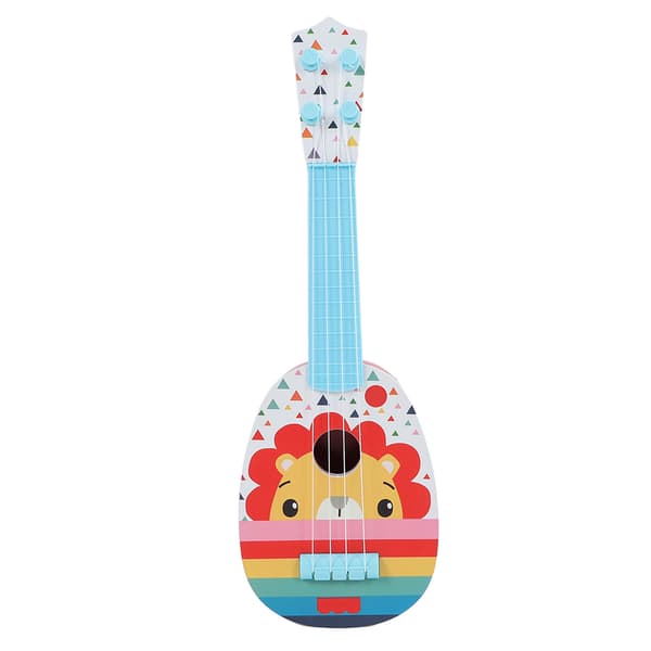Ukuleleleksak för barn 4 strängar Utmärkt ljud Simulerad gitarr Musikinstrument för nybörjare Typ 1
