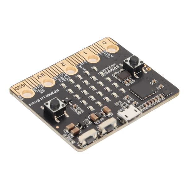 RP2040 Micro Bit Utviklingskort for Raspberry PICO med LED-lys for Programmering av Dataspill Robotkontroll