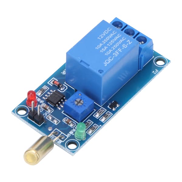 SW-520 Vippesensor 12VDC Relémodul Utstyrs Vippe Dump Beskyttelse Alarm Trigger Modul