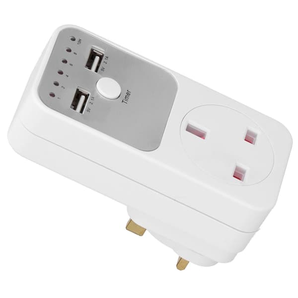 180V 260V USB Smart Digital Nedräkningstimer Dator Telefonladdare