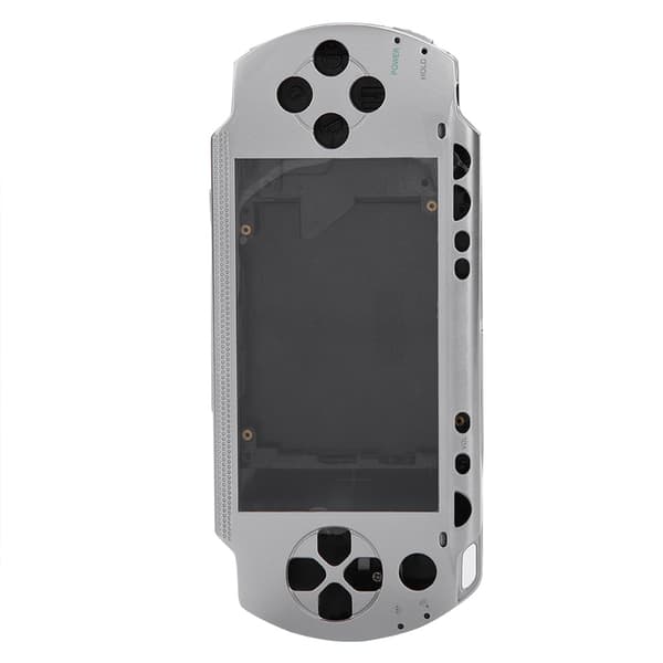 PSP 1000 Full Shell hölje Set med knappar - Silver