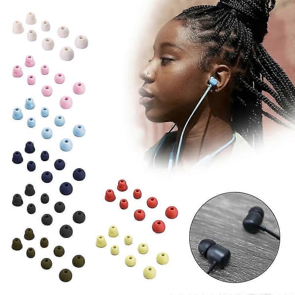 【BQ】Beats Flex ørepropper, Beats X & Powerbeats Pro erstatningsørepropper i silikon Black