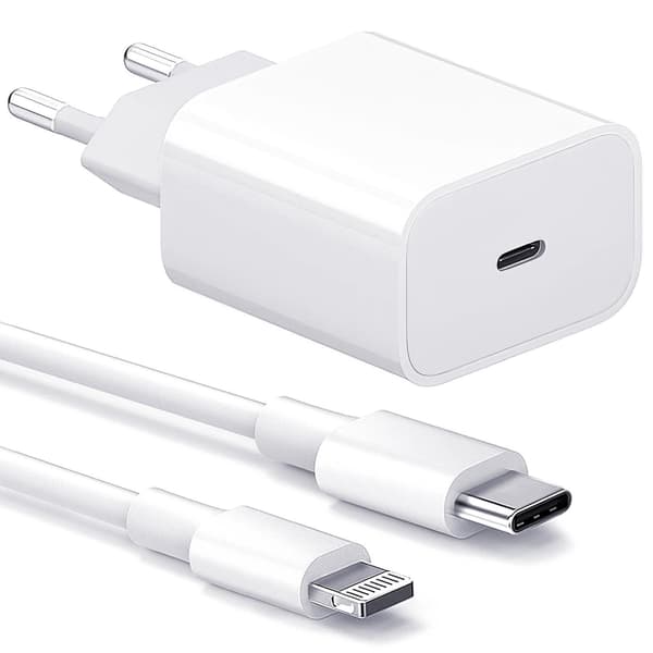 【BQ】Laddare för iPhone - Snabbladdare - Adapter + Kabel 20W USB-C 248 248 3-Pack iPhone