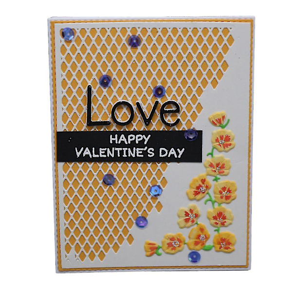 Blomma Bakgrund Metall Skärverktyg Stencil Gör själv Scrapbooking Album Stämpel Papper Kort Prägling Hantverk Dekor