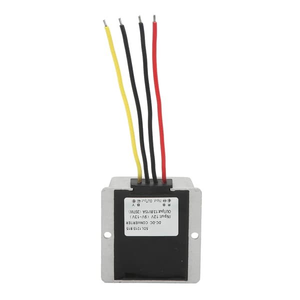 DC til DC Step Up Konverter Modul Vanntett Aluminiumskall Boost Spenning 12V 9-13V til 13.8V 15A