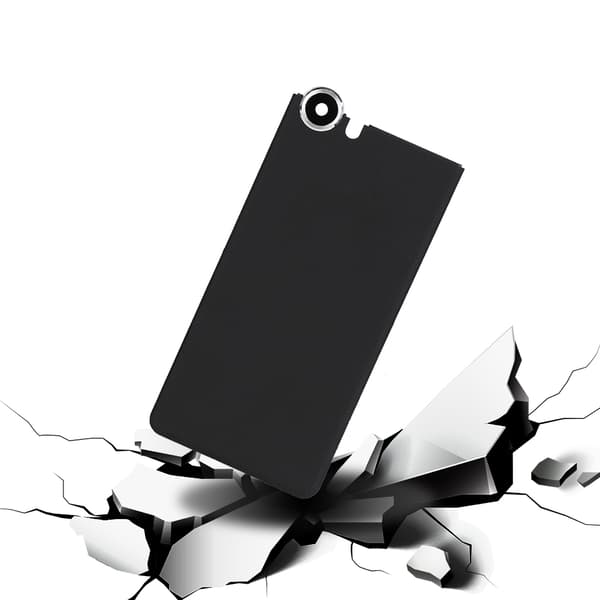 BlackBerry KEYone -puhelimen takakansi, matkapuhelinvarusteet (hopea)