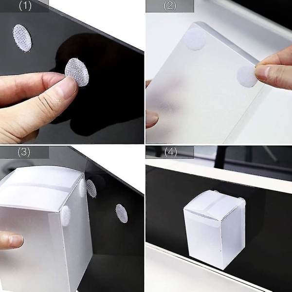 1000 Pieces Of 15mm Velcro Points Self-adhesive. 500 Pairs Of Self Adhesive