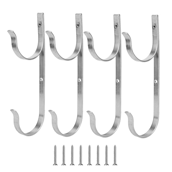 4-pack Handdukskrokar i Aluminiumlegering för Poolbadrum