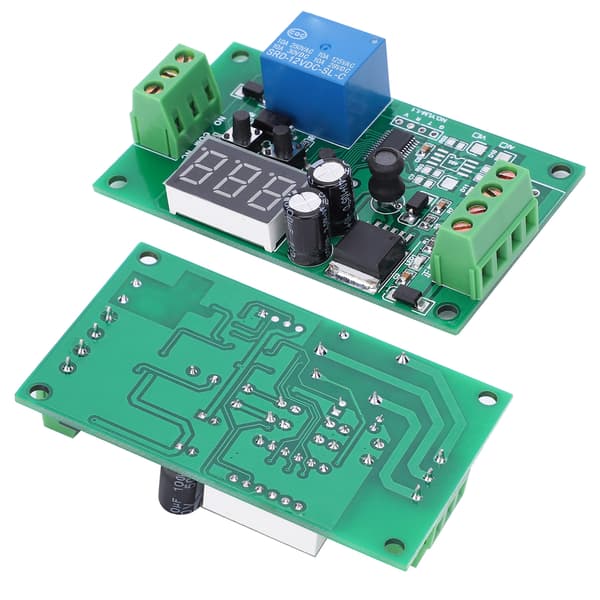Strømdetekteringssensormodul Digitalt display 4‑20mA Relæmodulkomponent DC12V