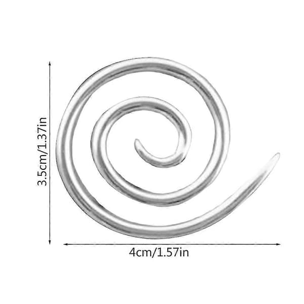 st tilbehør buede håndlavede værktøjer spiralkabel strikkepinde garn syning Silver