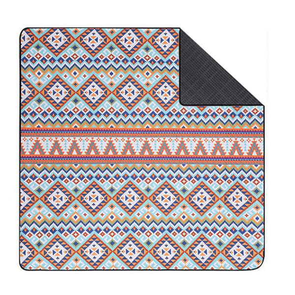 Vanntett Piknik Camping Strandmatte Utendørspledd 200x150cm Høstdesign