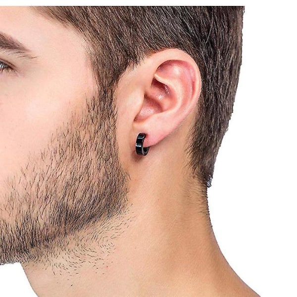4st rostfritt stål, icke-magnetiska örhängen Örhänge unisex