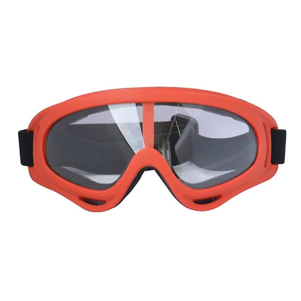 X400 Goggles Cross-country Motorcykel Goggles Rød ramme Farve Film Rød ramme transparent film Red frame transparent film