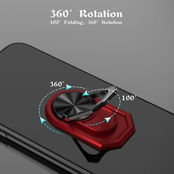 Universal 360-graders roterbar magnetisk telefonringholder
