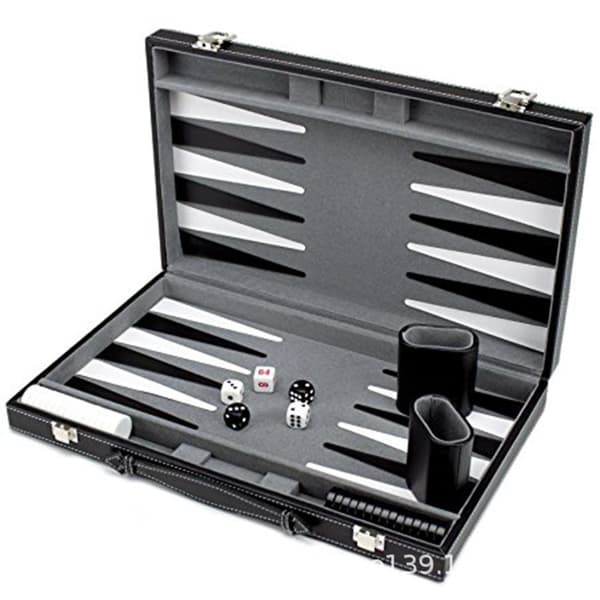Foldbart backgammon-sæt til børn og voksne, rejse-backgammon-brætspil