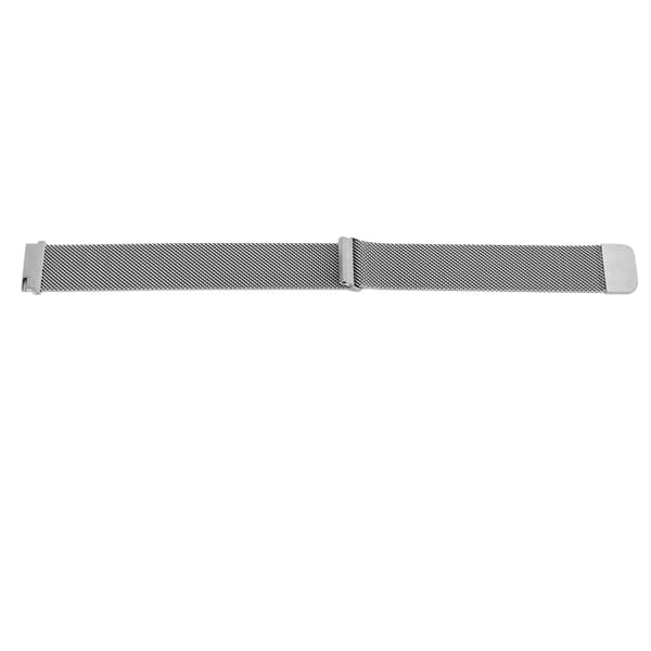 Rustfrit stål magnetisk urrem Quick Release Hudvenlig Åndbar rem til Huawei GT2 Sølv