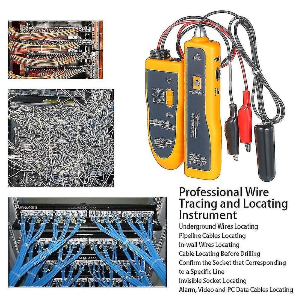 Ledningsfinder Nf-816 Kabelregistreringsinstrument Finder til skjult ledningsledning