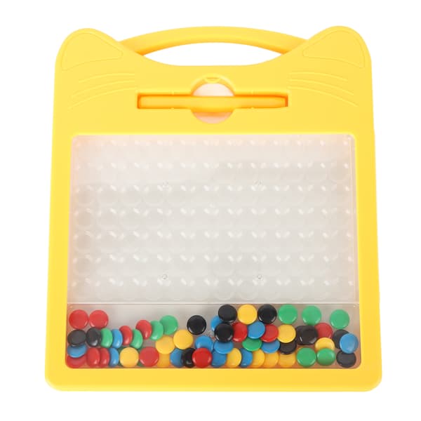 Magnetisk Ritbräda Plast Pedagogisk Kattform Magnetisk Punkt Konst Leksak för Barn