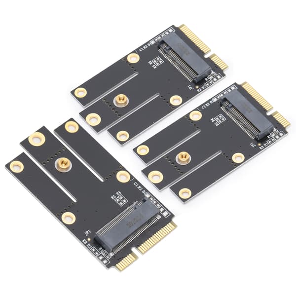 Langaton verkkoadapterkortin muuntaja - M.2/NGFF Mini PCIe:ksi - 3 kpl