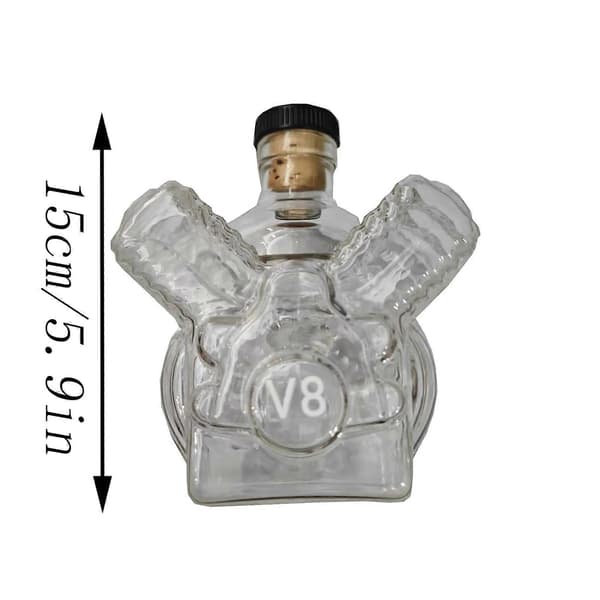 【BQ】V8 Motor Whisky Glas Karaffel