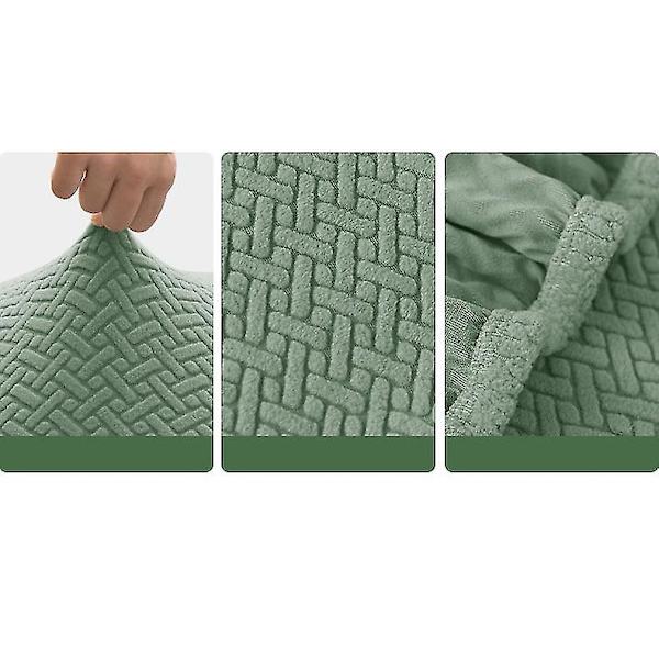 Ruokailutuolin päälliset Moderni elastinen joustava cover Irrotettavat pestävät Istuimet Slipcovers Harmaa