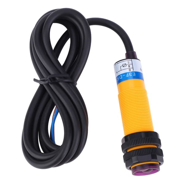 10 stk. JYIO E3F DS30C4 Diffus Fotoelektrisk Sensorbryter 10-30VDC 3-leder NPN NO