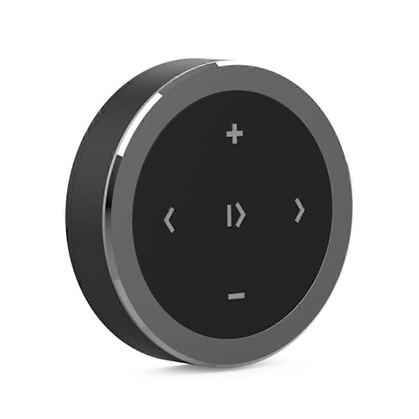 【BQ】Wireless Remote Control Waterproof Car Steering Wheel Music Playback Remote Control Bluetooth Media Button for IOS Android Silver