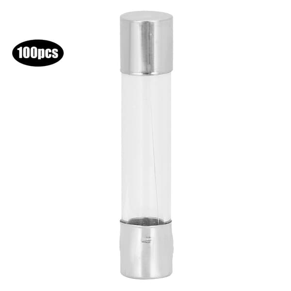 100kpl 250V Nopea Lasiputkisulake 6x30mm 0.5A Piirisuojaustarvike