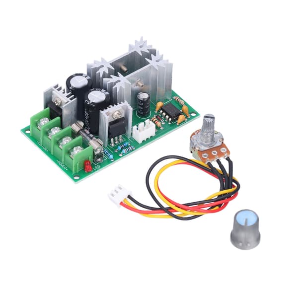 Motorhastighetskontroller Bryter PWM Elektronisk Regulator Høy Effekt Drivmodul DC10‑60V 20A