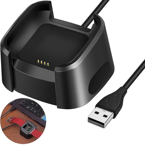 Laddare kompatibel med Fitbit Versa, Versa Lite & Special Edition